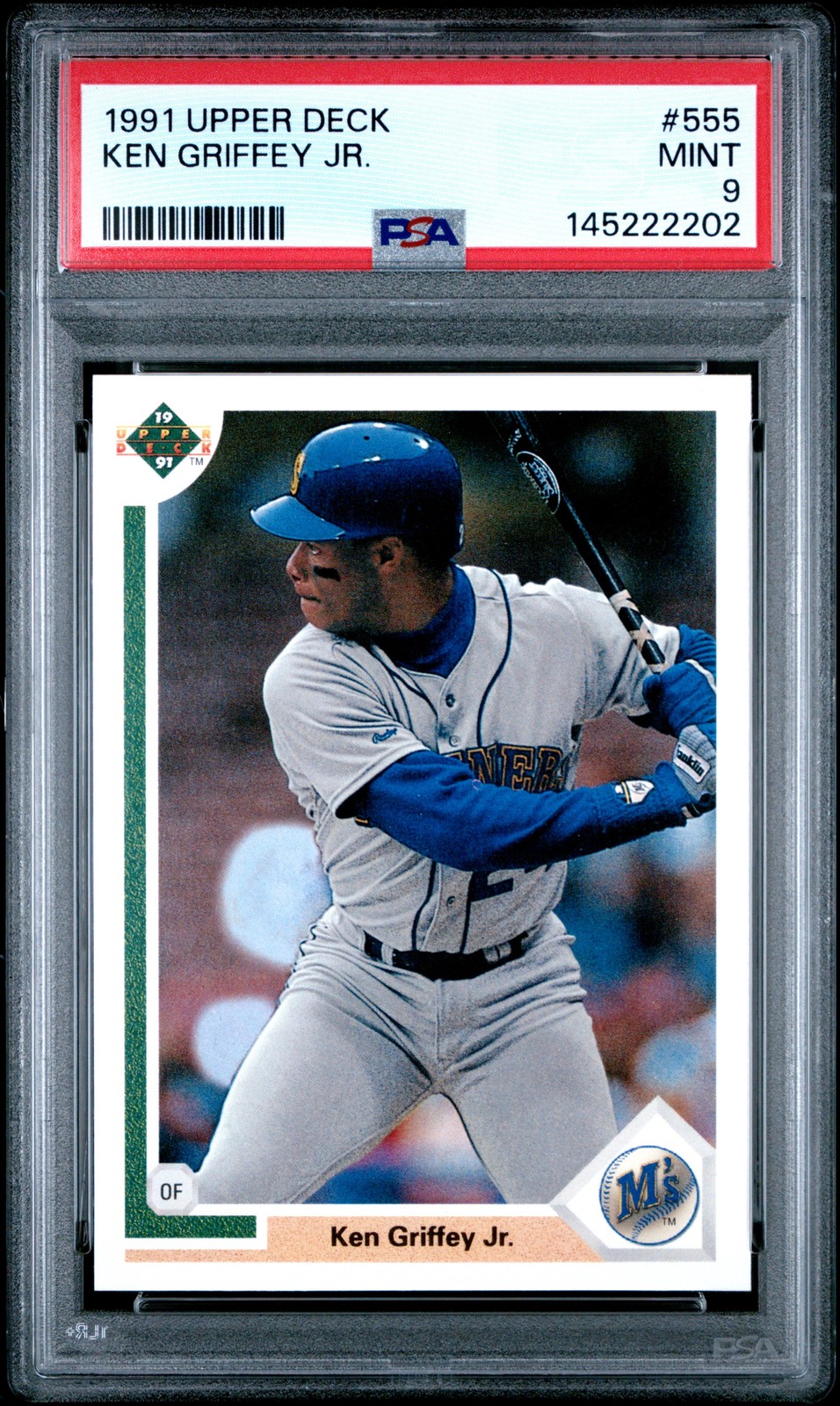 1991 UD #555 KEN GRIFFEY JR. PSA 9