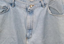 90s Wrangler Light Wash Jorts Denim Shorts Men 36x9 Grunge Cotton Dad VTG USA
