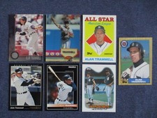 Alan Trammell 87 Topps 687 88 Topps 92 & 93 Pinnacle 94 Sportsflics 96 Leaf 11