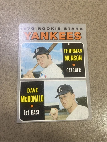 1970 Topps Yankees Thurman Munson #189 Rookie NM