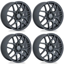 Set Of 4 17in Gunmetal Alloy Wheel Rims For 2005 Mazda Rtx1ada 17x7.5 5x114.3
