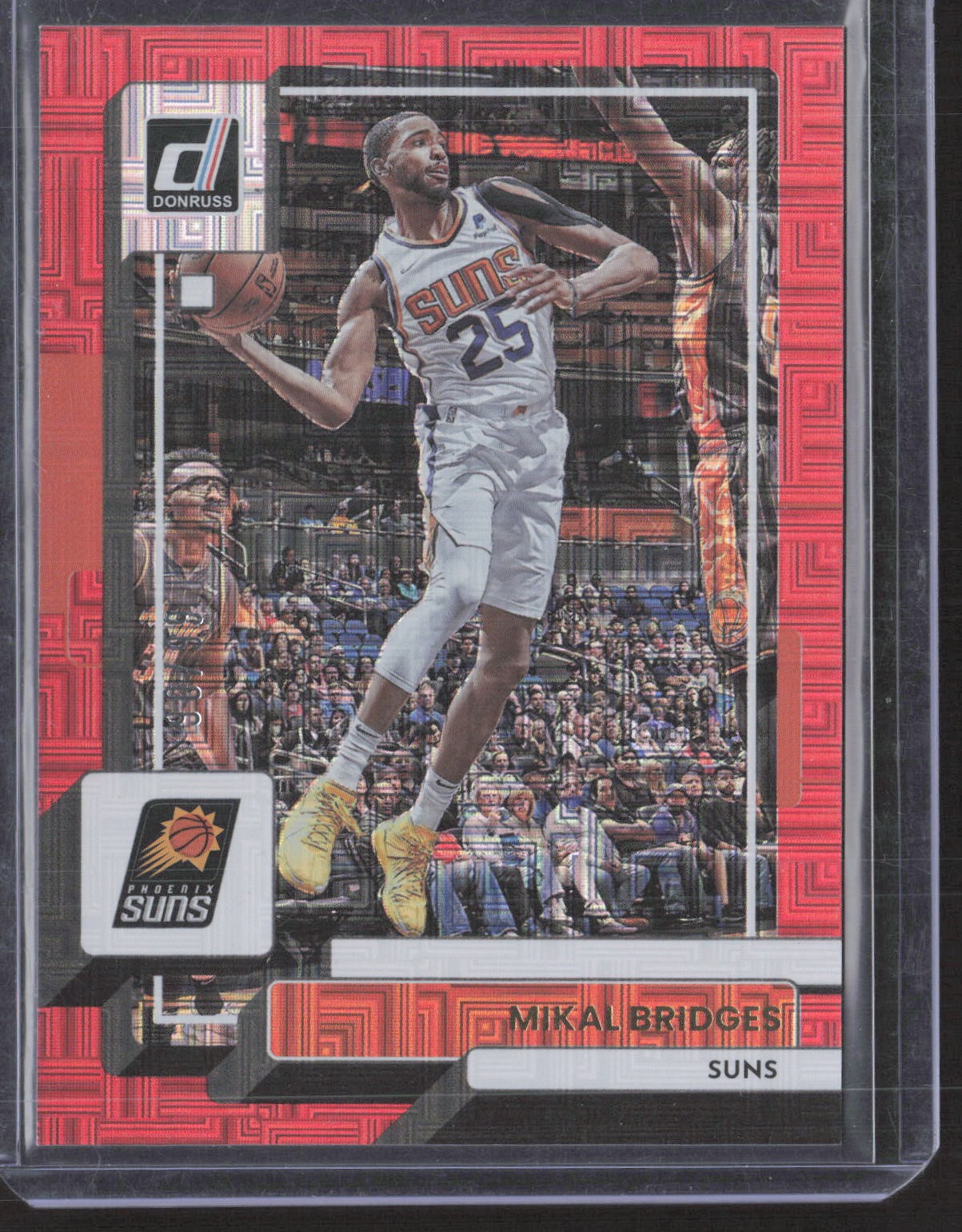 2022-23 Donruss #135 Mikal Bridges Choice Red #/99