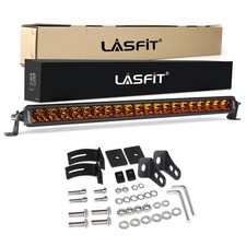 22 Inch Led Work Light Bar Amber Spot Flood Combo Offroad Driving Truck Suv Atv