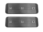Engine Side Plates - Black Alloy for Holden 6 Cyl Red Motor