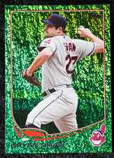 BRYAN SHAW—2013 Topps Update Series Emerald Green Parallel Insert #US257