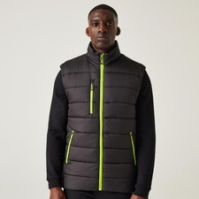 Regatta Navigate schwarz/limette isolierter Thermo Bodywarmer #TRA892