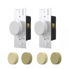 Rotary Dimmer Switch for Dimmable LED/CFL and Incandescent Bulbs, Single Pole/3-