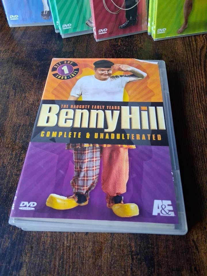 Used Benny Hill Complete & Unadulterated Set 1-5 DVD Movies  - Image 2 of 4
