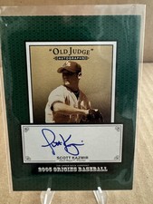 2005 Upper Deck Origins Old Judge Auto Scott Kazmir #SK Auto Tampa Bay