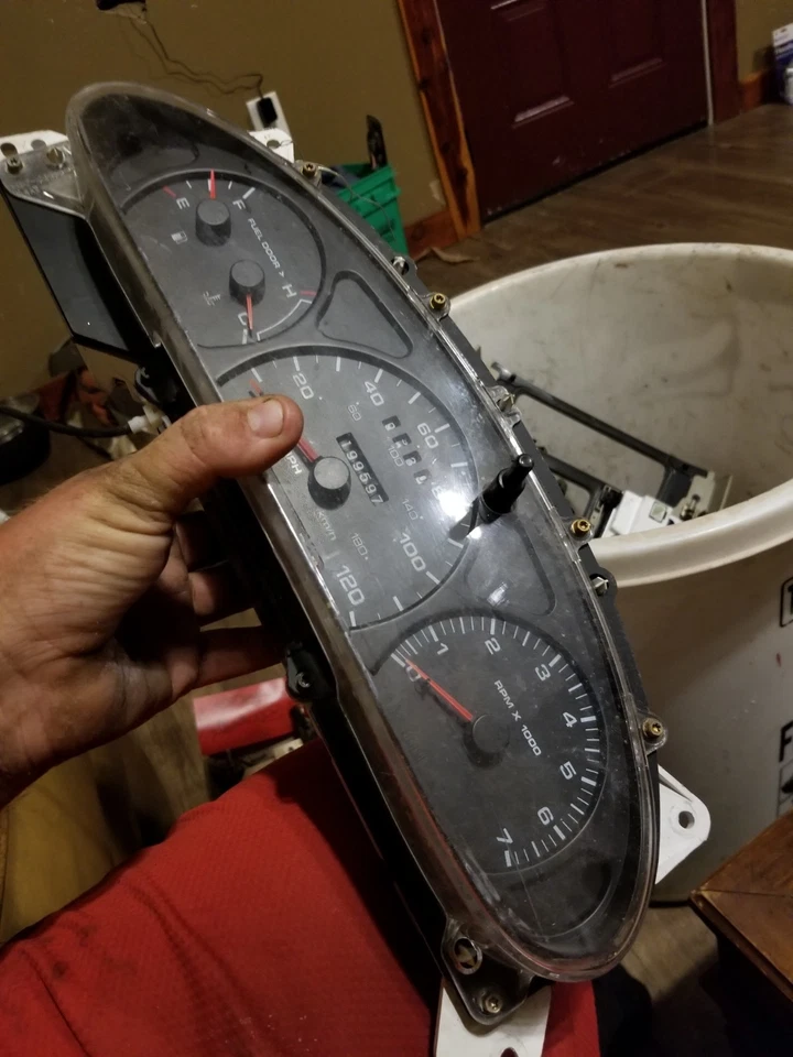 Velocímetro cluster medidor instrumento Ford Taurus 2000-2003 1F1F-10C956-AA - Imagem 2 de 4