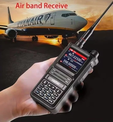 BRANDED Radtel RT-470X Full Band Ham Radio 256 Channel Air Band Two Way Radio USB-C Avia