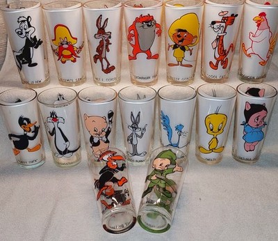 * 3 DIFFRENT SETS OF 1973 PEPSI WARNER BROS. LOONEY TUNES GLASSES! YOUR CHOICE!