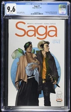Saga 1 CGC 9.6 1st print 2012 Image Comics