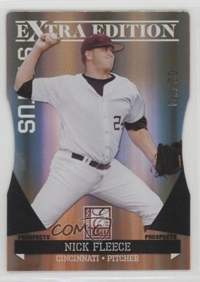 2011 Donruss Elite Extra Edition Gold Status Die-Cut 2/10 Nick Fleece #61 fm0