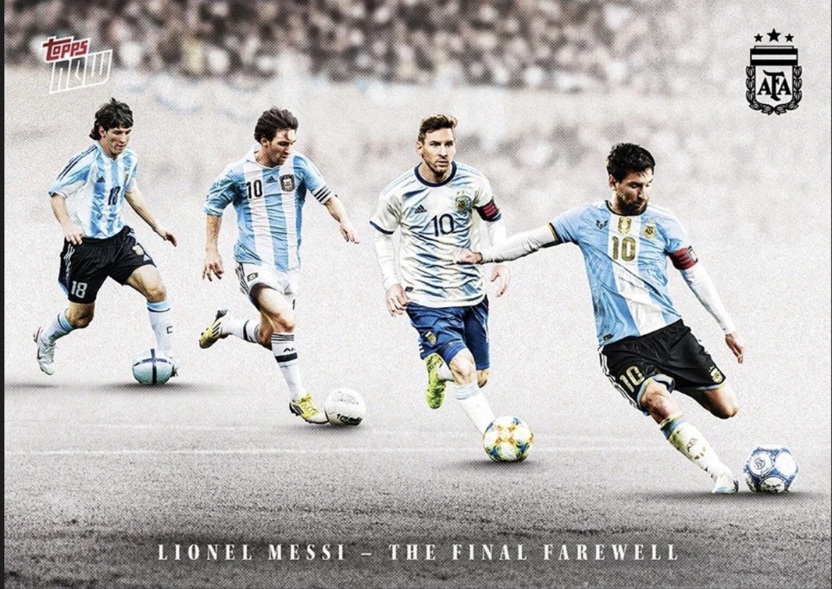 Lionel Messi 2026 Topps NOW -Final Farewell Presale Chance 1/1 Auto -  view 7