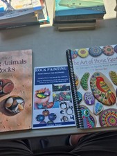 The Art of Painting on Rocks Book Lot of 3