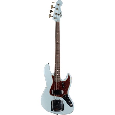 Fender Custom Shop 64 Jazz Bass Guitar Relic with Painted Headcap