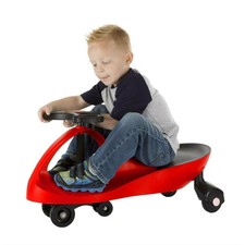 Wiggle Car Ride on Toy for Ages 3 and Up Toddler Ride on Toys, Red