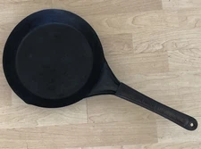 Vintage Cold Handle Habermans Steel Cowboy Camping Skillet Frypan 11" 