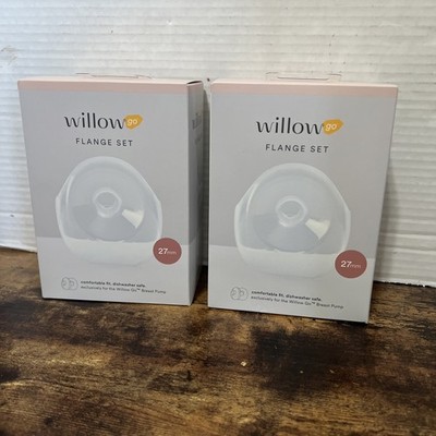 2 Willow Go Flange Set Size 27mm 2 Pack Dishwasher Safe New