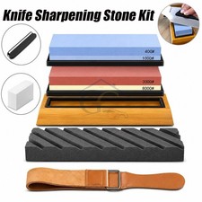 Knife Sharpening Stone Kit Dual Whetstone 400...