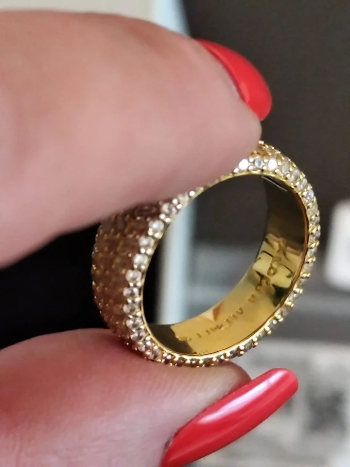 Pandora Timeless Pavé Ring Dreireihig Gold