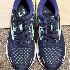 Brooks Dark Blue and Aqua Running Shoes