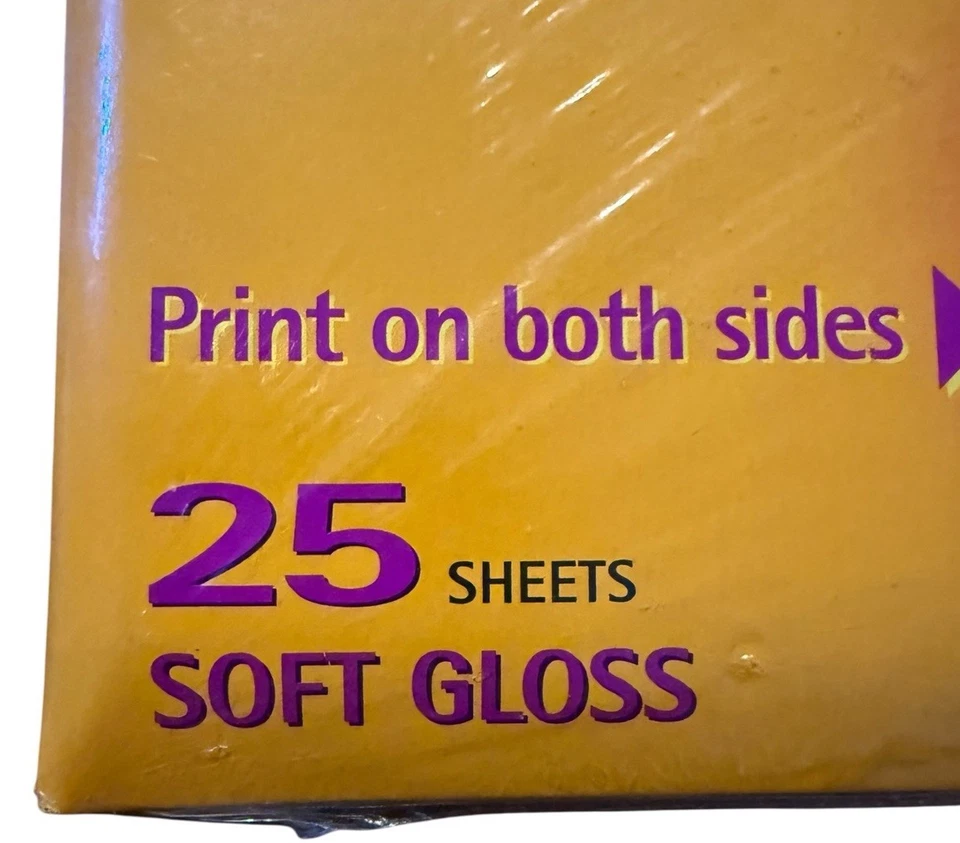 Nuevo Papel Fotográfico Kodak Sellado 8 1/2" x 11" Brillo Suave 25 Hojas de Impresora Foto 3 de 4