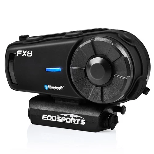 FX8 Motorcycle Helmet Intercom Intercom Bluetooth Rider Headset 2000M FM