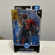 McFarlane Toys DC Multiverse Cyborg Superman Gold Label Target Exclusive