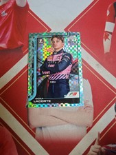 2025 Topps Chrome Formula 1 Aqua Checker Flag Refractor 1st Nicola Lacorte /199