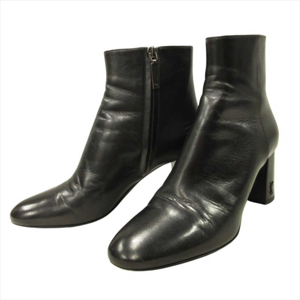 Stivali Saint Laurent Paris donna taglia 37 pelle nera