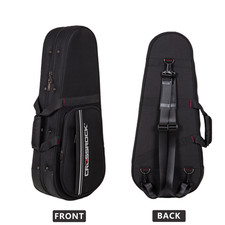 Crossrock Mandolin Foam Case for A F Style Lightweight Black Gig Bag