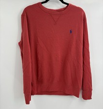 Polo by Ralph Lauren men  s red rl fleece sweatshirt size large