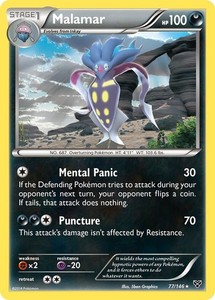 Malamar 77/146 XY Reverse Holo Rare