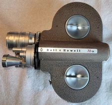 Bell & Howell 16mm Filmo 70DR Camera with 3 Lenses, Case and Accessories...Clean