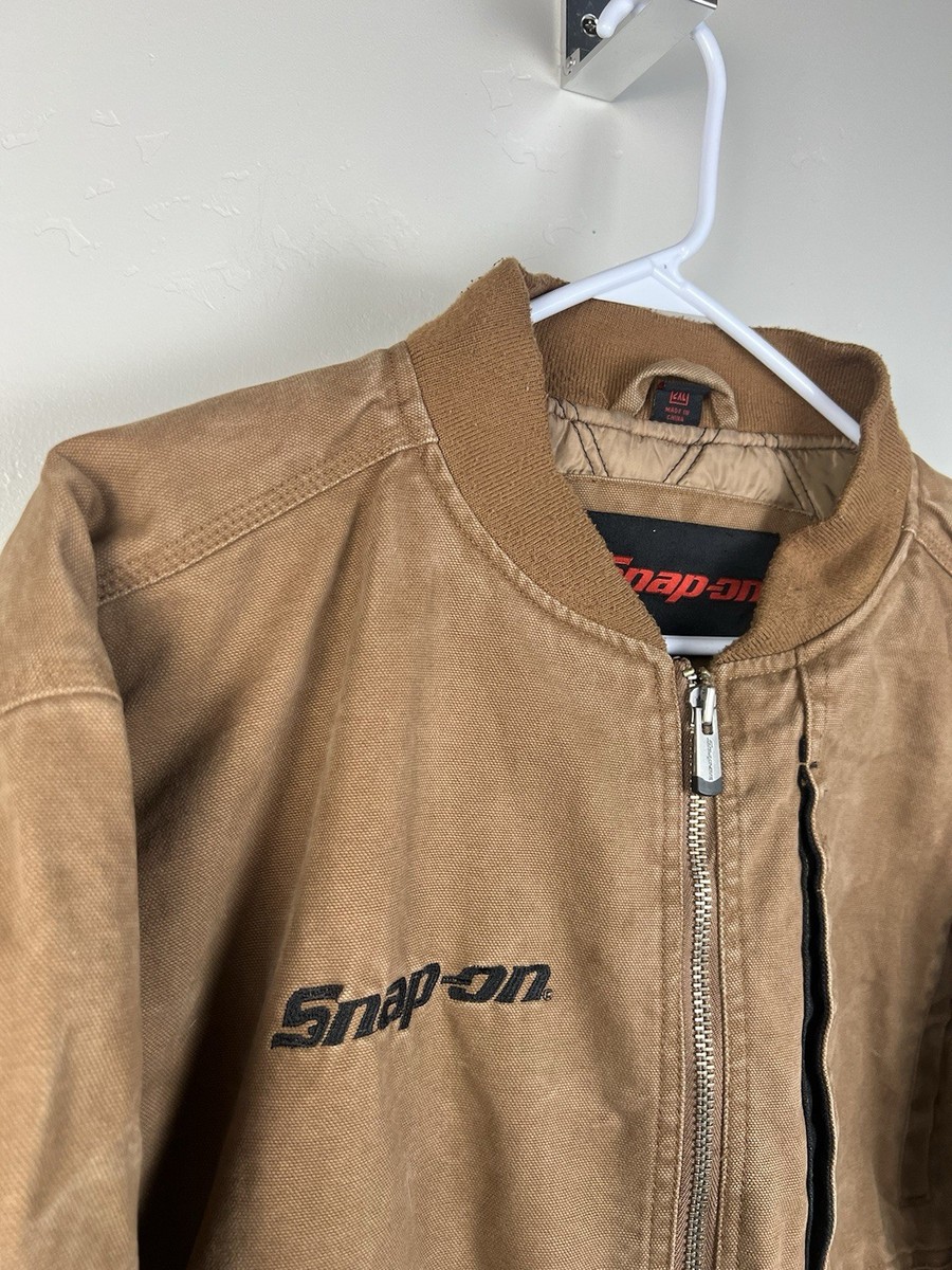 Snap On Tools Limited Edition Canvas Bomber Jacket Quilt Lined