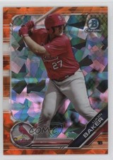 2019 Bowman Chrome Draft Sapphire Edition Orange 20/25 Luken Baker #BDC-173 7eo