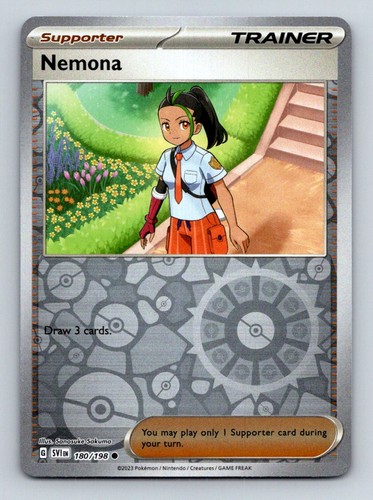 #180 Nemona 2023 Scarlet & Violet ) Reverse Holo
