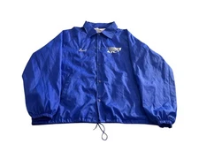 Vintage 90s Auburn Sportswear Blue Jacket 1993 Tamiami Florida KFC Logo Size XL