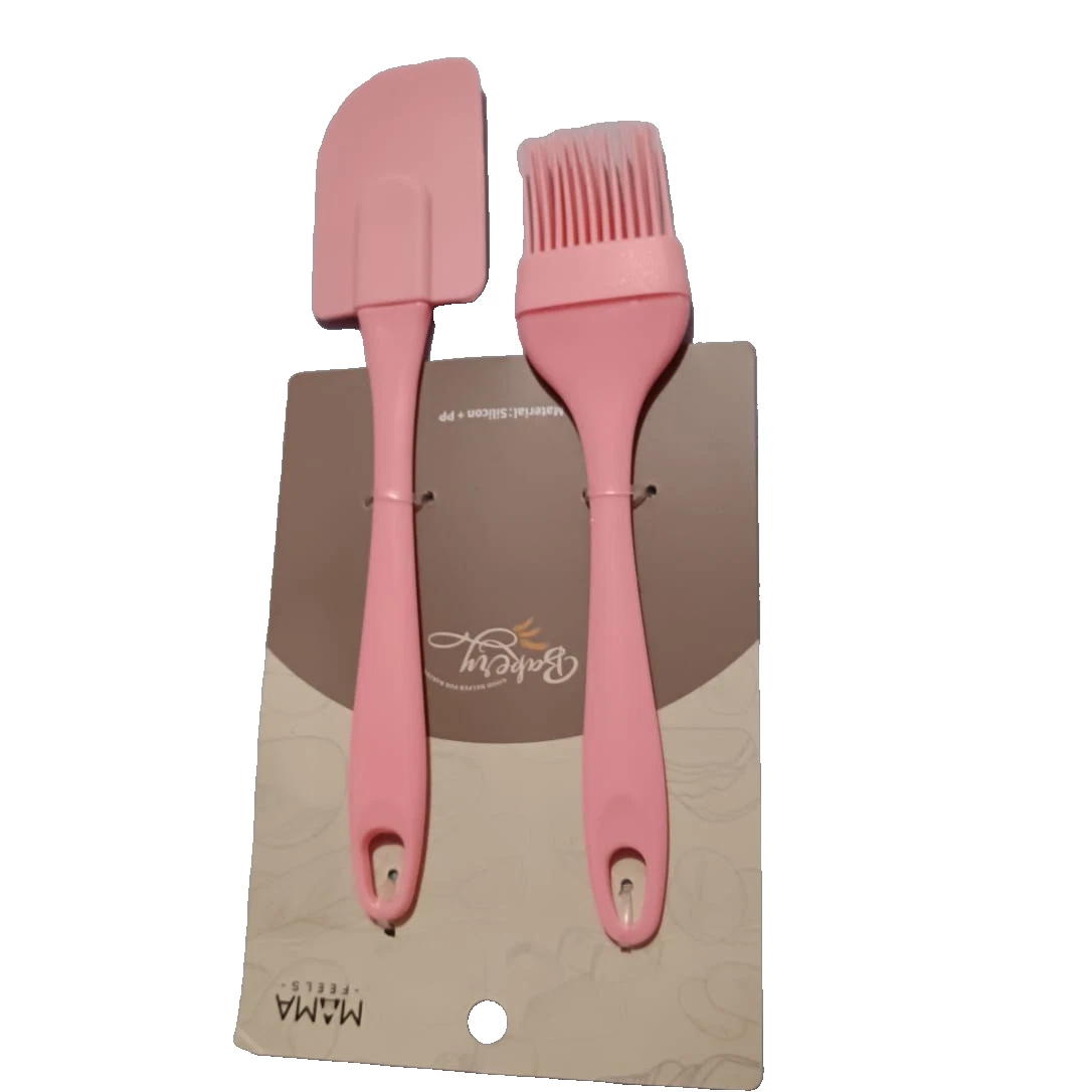 Premium Pink Silicone Spatula and Pastry Brush Set - Heatproof & Dishwasher Safe
Opens in a new wind