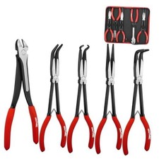 11Inch Extra Long Needle Nose Pliers Set, 5PCS Spring 5pcs Long Plier Set
