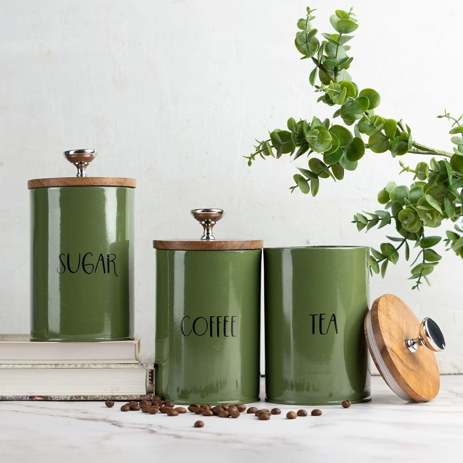Steel Airtight Tea Sugar Coffee Container Home Decor Canisters Storage Purpose
Opens in a new window