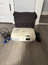 Epson EX31 H309A LCD Projector with Cables,, and Carrying Case