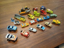 Vintage Micro Machines Lot Porsche 356 Police Construction Fire Rescue Jaguar