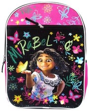 Disney Encanto Mirabel 17" School Backpack Pink Black Travel Book Bag 2022