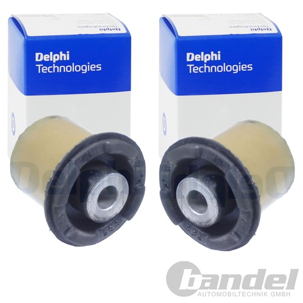 2X Delphi Querlenkerlager Buchsen Vorderachse Passend FüR Opel Astra Zafira Link-image