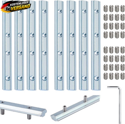 Aluminium Profilverbinder 20x20 für CNC 3D-Druck Roboterbau, 8er Set