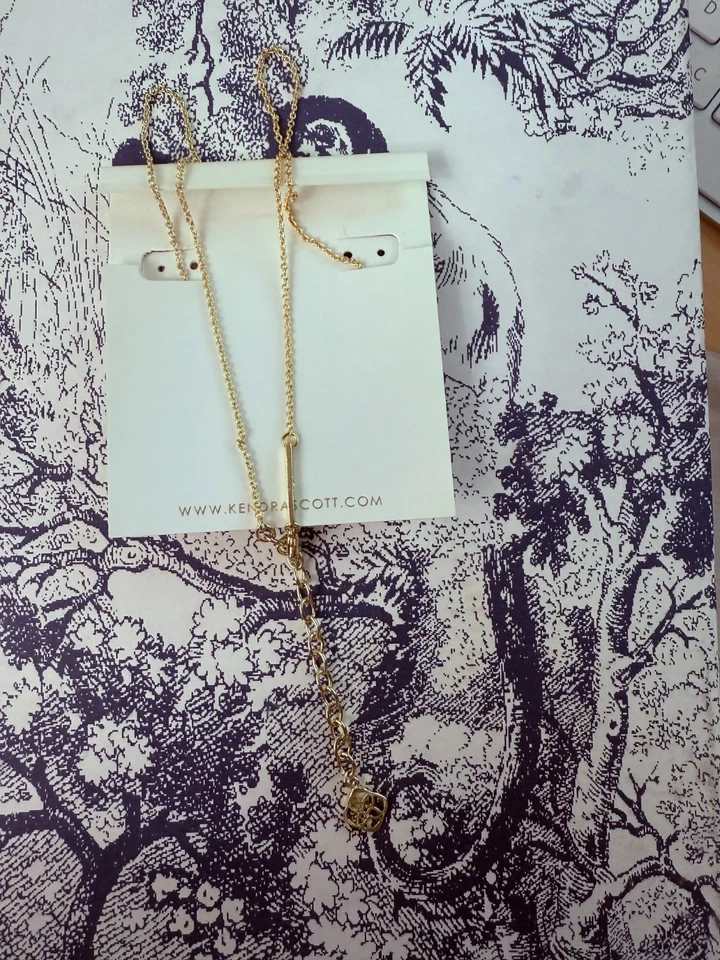 Gargantilla Collar Cristal Rosa, Collar Estilo Elisa Chapado en Oro, Regalo para Ella Foto 2 de 3