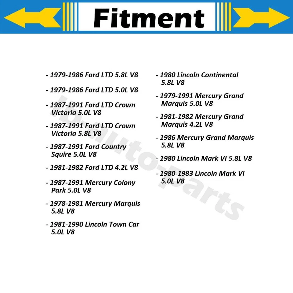 2x Engine Motor Mount For 1979 1980 1981 1982 1983 1984 1985 1986 Ford LTD 5.8L - Image 2 of 4